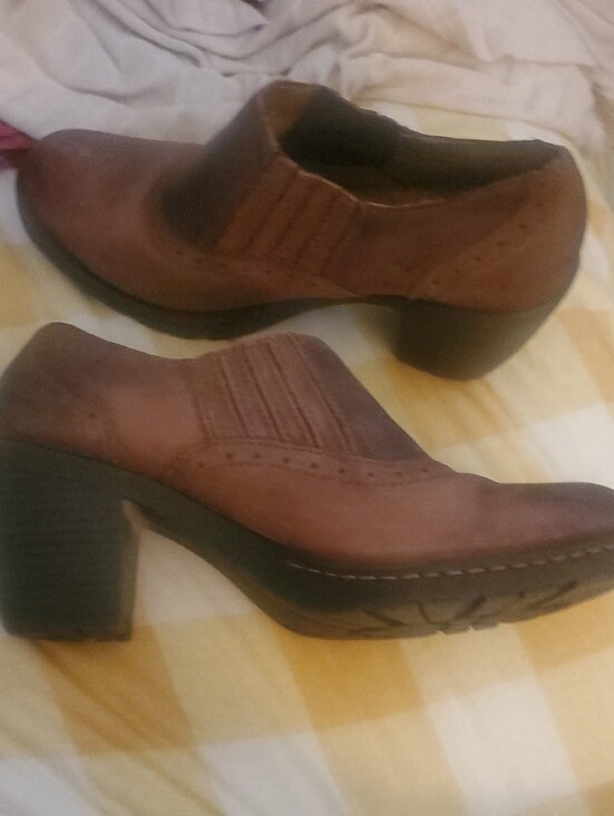 b.o.c. Shoes - b.o.c. Brown Slip-On Ankle Boots